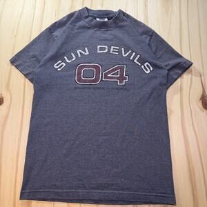 Vintage Y2K Arizona State Sun Devils Graphic T Shirt TLC Sportswear Mens Small